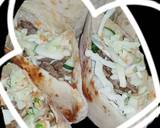 Beef stuffed pita pocket