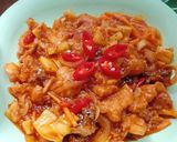 Foto langkah ke 8 dari resep Ayam Asam Manis Saos Bolognese.