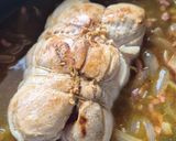 Une image de l'étape 3 de Rôti filet de dinde aux lardons en cocotte.