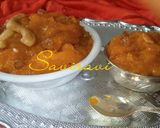 A picture of step 1 of Pumpkin Halwa.