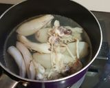 Gambar langkah 1 resipi Kari Sotong.