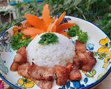 Hình bước làm 3 của món Cơm thịt nướng