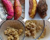 A picture of step 1 of Sweet Potato Mukimo.