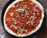 A picture of step 4 of Vegetable Pizza.