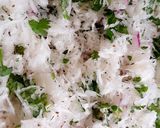 A picture of step 1 of Reddish Onion Parantha(Muli pyaz Parantha.