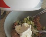 A picture of step 2 of My Tuna Cheesy salad jacket Potato 😍.