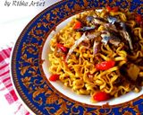 Foto langkah ke 5 dari resep Mie Cakalang KW 1 (versi pake ikan pindang) lebih nampoll no msg.