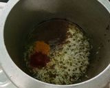 A picture of step 5 of Moong ki daal ki khichdi.