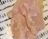 A picture of step 3 of Ghosty chicken katsu curry.
