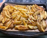 Une image de l'étape 7 de Potatoes sauce barbecue origan.