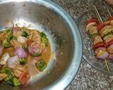 A picture of step 3 of Chicken Shashlik.