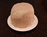A picture of step 18 of Chocolate Layer Cake with Whipped Hazelnut Cream Filling and Frosting.