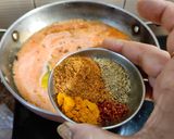 A picture of step 1 of Shahi Matar Paneer (Restaurant Style).