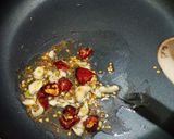 A picture of step 8 of Baingan ka raita.