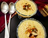 A picture of step 4 of Sago/Sabudana Kheer.