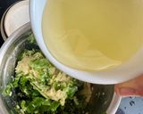 A picture of step 2 of Mediterranean Green Goddess Hummus.