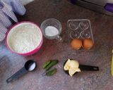 A picture of step 1 of Pizza base.