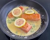 A picture of step 4 of Truffle Cream & Dill Salmon with Mashed Mix.