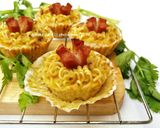 Foto langkah ke 5 dari resep Muffin Mie Panggang.