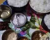 A picture of step 1 of Coconut Rice.