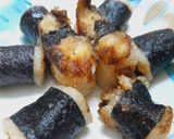 Hình bước làm 3 của món Sushi lươn chiên giòn