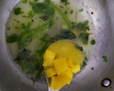 A picture of step 2 of Mango grilled dhokla.