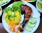 Hình bước làm 6 của món Cơm đùi gà quay