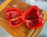 Une image de l'étape 4 de Saumon au poivron rouge, aneth et citron.