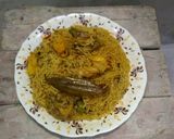 A picture of step 9 of Spicy chicken biryani.