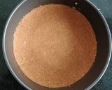 A picture of step 2 of No Bake Strawberry Cheesecake.