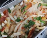 Foto langkah ke 4 dari resep Pepes Jamur Telur (Pedas).