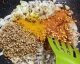 A picture of step 5 of Aloo ka bharta.