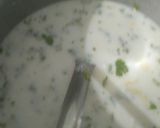 A picture of step 3 of Green gram rice whole moong and garlic buttermilk.