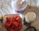 पपाया मिल्कशेक (papaya milkshake recipe in Hindi) रेसिपी चरण 1 फोटो