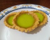 Foto langkah ke 7 dari resep Tart Susu Mini Pandan Asli / Pie Susu Pandan.