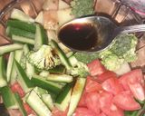 A picture of step 4 of Fish with soutay Vegetables & Baked Fishy Parcels.