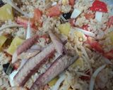 Foto del paso 12 de la receta: 🥗 Ensalada de arroz 🍚, gambas 🦐 y piña🍍