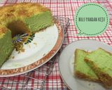 Foto langkah ke 8 dari resep Bolu Pandan Keju (tanpa bahan pengembang).