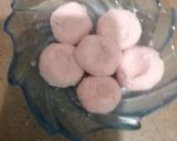 A picture of step 2 of Rose sandesh.