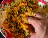 A picture of step 5 of Dal-Chingri Bhorta.
