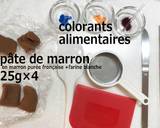 Fleur gâteaux comme Nerikiri-Wagashi en Marron purée et farine blanche étape de la recette 6 photo