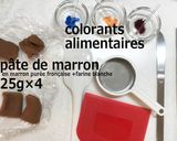 Une image de l'étape 6 de Fleur gâteaux comme Nerikiri-Wagashi en Marron purée et farine blanche.