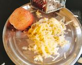 A picture of step 1 of Apple kheer.