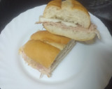 Foto del paso 2 de la receta: Bocadillo de pollo relleno y queso majorero