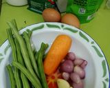Foto langkah ke 1 dari resep Orak-arik Buncis Wortel.
