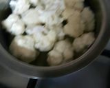 A picture of step 1 of Cauliflower Pakodas/Gobhi ke Pakore.