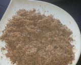 A picture of step 2 of Dambun nama😋💜.