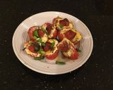 A picture of step 7 of Pizza Baked Tomatos.