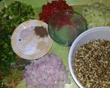A picture of step 2 of Sprouts salad.
