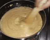 A picture of step 3 of Mysore Pak mouth melting.